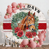 Aperturee - Aperturee Run For The Rose Horse Round Kentucky Derby Backdrop